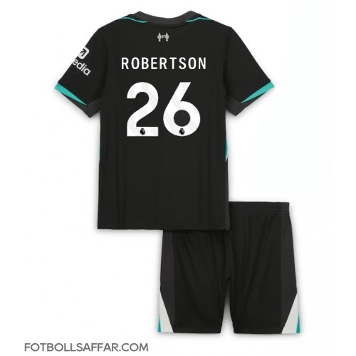 Liverpool Andrew Robertson #26 Bortadräkt Barn 2024-25 Kortärmad (+ Korta byxor)